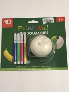 Squashies By Royal Deluxe “Paint Me” Apple - New - Picture 1 of 4