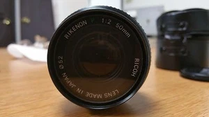 Ricoh Rikenon P 1:2 50mm Kamera Objektiv mit Promaster Spectrum7 52mm 1A - Bild 1 von 11
