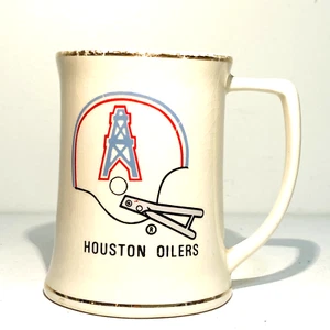 Vintage Houston Oilers Kaffeebecher NFL Sammlerstücke - Bild 1 von 10