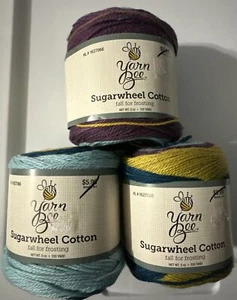 1 madeja RUEDA DE AZÚCAR ALGODÓN en OTOÑO PARA GLASEADO por YARN BEE 5 oz 335yds - Imagen 1 de 4