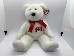 TY Maple the First Exclusive International Canadian Bear Beanie Buddy/Buddies - Picture 1 of 4