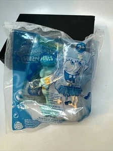 2002 Burger King Toy Spongebob Squarepants: Squirter and Whistler Squidward NIP - Afbeelding 1 van 3