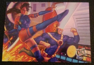 Vintage 1994 Fleer Ultra Marvel X-Men Insert Psylocke/Cyclops # 2 - Picture 1 of 2