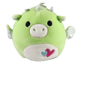 Squishmallows Desmund green dragon 5" plush Kelly top - Picture 1 of 5