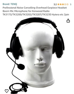 Headphones Noise Canceling 2 Pin Pro with Mic Headset Streaming Broadcast - Picture 1 of 5