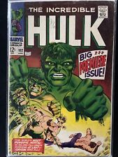Incredible Hulk #102 (Marvel 1968) Big Premiere Issue!