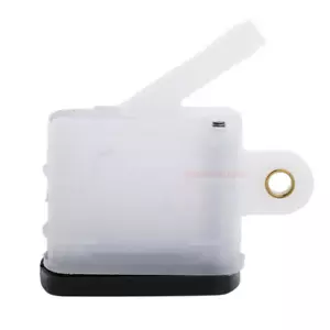 Universal Motorcycle Rear Brake Clutch Cylinder Fluid Reservoir Tank Oil Cup New - Foto 1 di 12
