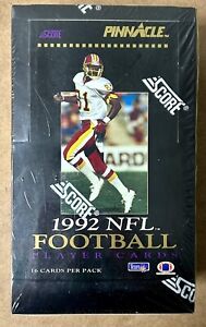 1992 Pinnacle Pro Football Player Cards Factory Sealed Box