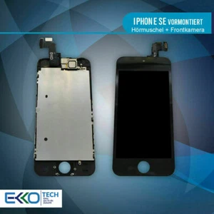 ✅ iPhone SE Display mit Original Retina LCD Schwarz KOMPLETT VORMONTIERT Black ✅ - Bild 1 von 8