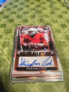 2021 Pro Set Power Hudson Card Autograph #BA-VM1 NM Texas 