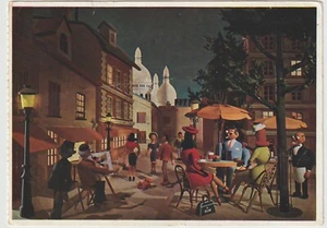 KLM  ADVERTISING POSTCARD, 1956, USED , SHIPPED TO ISRAEL  - Picture 1 of 3