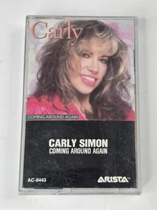 1987 Carly Simon Coming Around Again Cassette Tape Vintage Artista Records - Imagen 1 de 5