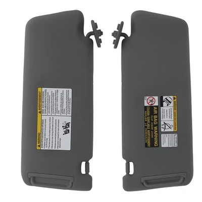 Front Sun Visor Pair for Toyota Tacoma 2005-2015 74310-04181-B1 Gray Driver Pass — 第 1/4 张图片