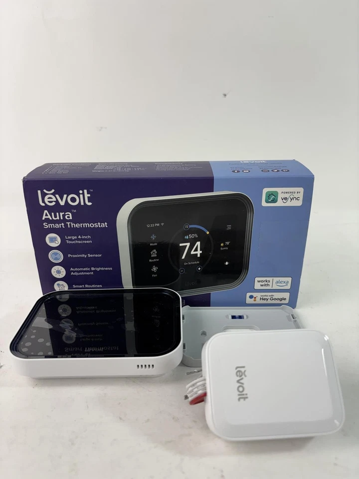 LEVOIT Smart Thermostat for Home, WiFi Programmable Digital Thermostat, White - Image 1 of 4