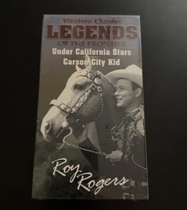 UNDER CALIFORNIA STARS CARSON CITY KID NEW VHS ROY ROGERS WESTERN MOVIES SEALED - Imagen 1 de 7