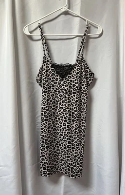 Catherine Malandrino Leopard Print Night Gown Medium  - Image 1 of 4