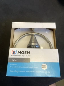 Moen Towel Ring. Brushed Nickel. MY0386BN N8 - Picture 1 of 6
