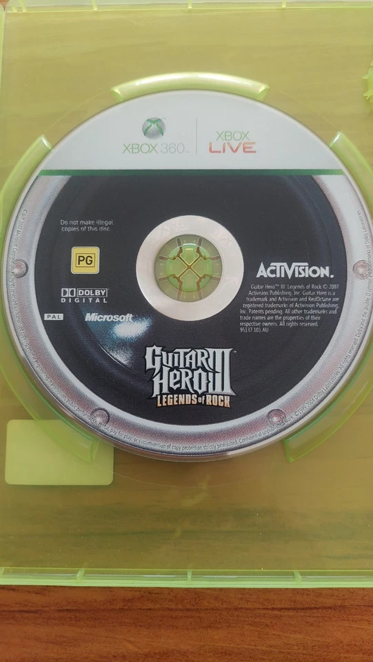 Guitar Hero III Legends of Rock (2007)  Xbox 360 Game - Image 1 of 3