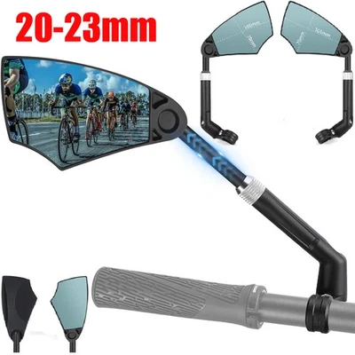 Fahrradspiegel E-Bike Rückspiegel Links Rückspiegel Convex Spiegel  für 20-23mm - Bild 1 von 4