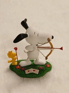 Vintage Peanuts Snoopy Woodstock "Feb." Danbury Mint Perpetual Calendar Figur - Bild 1 von 10