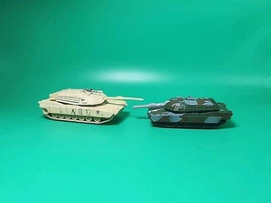 M1 Abrams Main Battle Tank Set Military Camouflage Tan Diecast Corgi & Matchbox - Picture 1 of 20