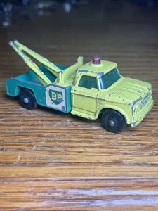 Vintage Lesney Matchbox Series No 13 BP Dodge Wreck Truck High Mileage - Picture 1 of 9