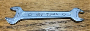 Vintage Foy Gelb Tools Open End Spanner Wrench 13mm 10mm Porsche Mercedes VW - Picture 1 of 2