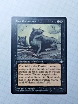 MTG Pestilence Rats (Pestilenxratten) Ice Age Regular Common - Uncirculated - Image 1 of 3