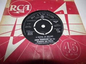 ENNIO MORRICONE- A FISTFUL OF DOLLARS VINYL 7" 45RPM CO - Picture 1 of 1