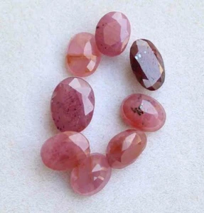 17.60 Ct Natural African Red Ruby Huge Earth Mined Cut 7.5*10 Mm Loose Gemstone - Picture 1 of 2