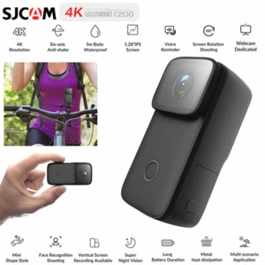 SJCAM C200 Mini 4K Waterproof Action Sport Camera HD 1080P WIFI Pocket Camera - Picture 1 of 14