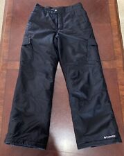 Columbia Omni Shield Snow Pants Boys Youth Size 14/16 Black Winter Wear Sports