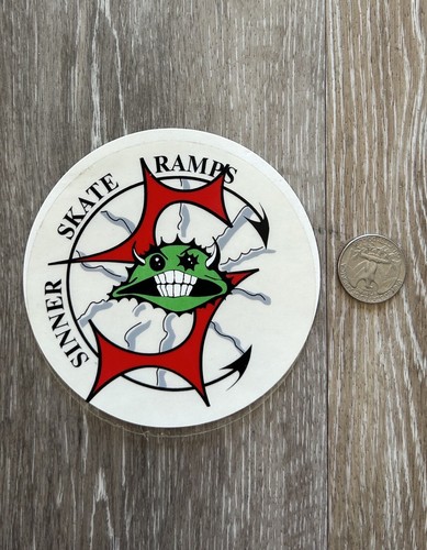 NEW SINNER SKATE RAMP VINTAGE 90’S SURF MX WAKE BMX SNOW GOLF ...