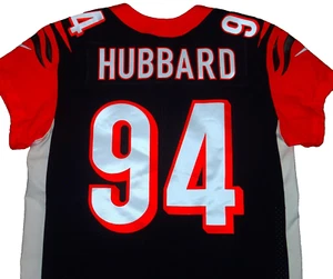 AUTHENTIC SAM HUBBARD CINCINNATI BENGALS NFL NIKE ELITE ON FIELD FUSE JERSEY 44 - Picture 1 of 6