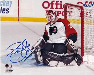 FOTO 8 X 10 FIRMADA POR PHILADELPHIA FLYERS DE SEA BURKE con certificado de autenticidad - Imagen 1 de 1