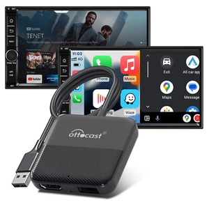 Ottocast Express Car TV Mate Max HDMI Input Multimedia Wireless Carplay Adapter - Foto 1 di 15