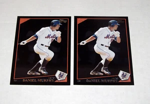 2009 Topps Walmart Black 182 Daniel Murphy Rookie RC Lot (x2) Mets - Picture 1 of 1