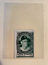 Norm Siebern Kansas City A’s Athletics 1961 Topps Baseball Stamp