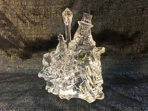 Gestempelt Waterford Kristall Viktorianisch Weihnachtsmann Weihnachten 1. Auflage Irland - Bild 1 von 8