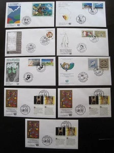 Vereinte Nationen UNO Wien FDC  MiNr. 110-124 Jahrgang 1991 komplett (B 843) - Bild 1 von 1