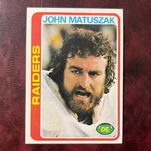 1978 Topps Set JOHN MATUSZAK #439 OAKLAND RAIDERS - NUOVO/COME NUOVO *ALTA QUALITÀ* - Foto 1 di 2