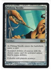 1 x Foil Pithing Needle Magic The Gathering M10 Set Foil