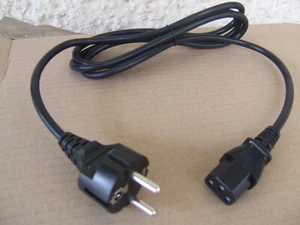 Kaltgerätekabel Netzkabel Stromkabel Stecker Typ F (CEE 7/4) CE13 Buchse - Bild 1 von 1