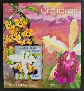 SoaTome&Principe 2014 / Flora - Orchids   / 1v ms - Picture 1 of 1
