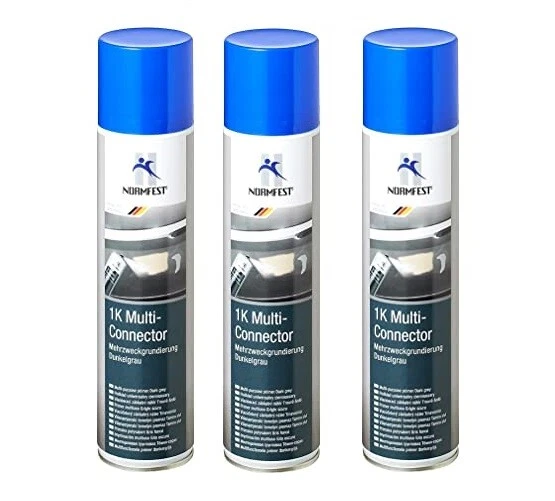 3x Normfest Mehrzweck-Grundierung 1K-Multi-Connector Dunkelgrau 400ml (3) - Bild 1 von 1