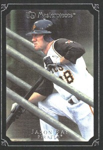 2007 UD Masterpieces Serious Black #61 Jason Bay /99