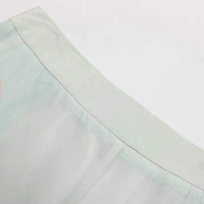 Pantalones de vestir Etro nuevos con etiquetas de pierna ancha talla 44 8 EE. UU. en azul con seda cachemira rosa Foto 1 de 4