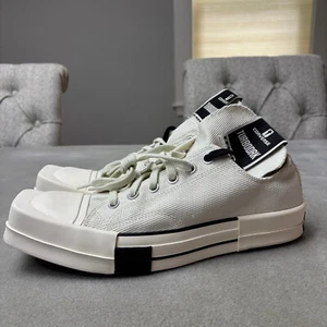 Converse x Rick Owens TURBODRK Chuck 70 Low 'Lily White' Men's Size 8.5 - Picture 1 of 9
