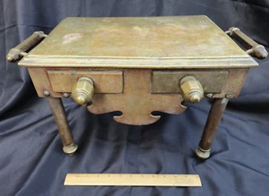 19TH Century Solid Brass Trivet Huge - Picture 1 of 13