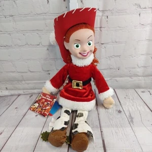 Toy Story Holiday Jessie Disney Santa Helper 18" Plush Doll Disney Store w/ Tags - Picture 1 of 11